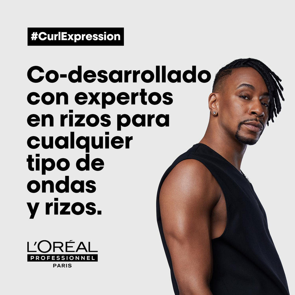 L’Oréal Professionnel, Mascarilla Hidratante Intensiva, Para Cualquier Tipo De Rizos & Ondas, Curl Expression, 250 Ml