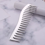 Resin Electroplating Hairdressing Comb Hair Brush Large Wide Tooth Comb Haircut Tool Salon Barber Combs Styling