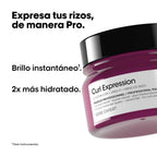 L’Oréal Professionnel, Mascarilla Hidratante Intensiva, Para Cualquier Tipo De Rizos & Ondas, Curl Expression, 250 Ml