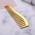 Resin Electroplating Hairdressing Comb Hair Brush Large Wide Tooth Comb Haircut Tool Salon Barber Combs Styling