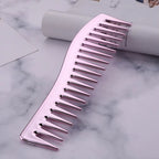 Resin Electroplating Hairdressing Comb Hair Brush Large Wide Tooth Comb Haircut Tool Salon Barber Combs Styling